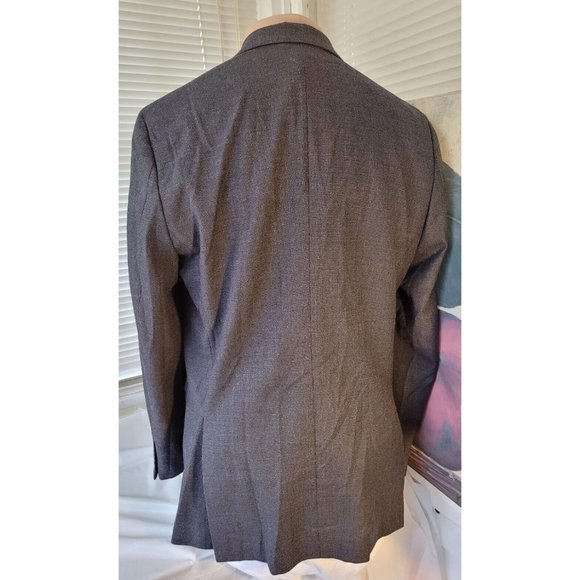 Tommy Hilfiger 40R Men's Blazer Charcoal Gray Two-Button/Vent Lightweight B522 - Picture 4 of 9